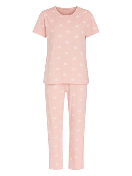 fashionshowcase Pyjamas 'HEARTSTRIPE'  lyserød