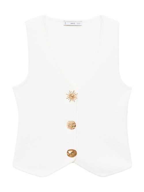 MANGO Strikvest 'ANTONIA'  offwhite