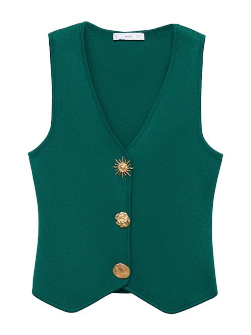 MANGO Strikvest 'Antonia'  smaragd