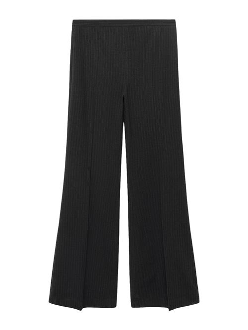 MANGO Bukser med lægfolder 'Irise'  lysegrå / mørkegrå