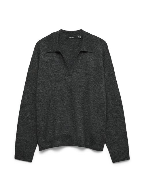 VERO MODA Pullover 'VMLEFILE'  grå-meleret