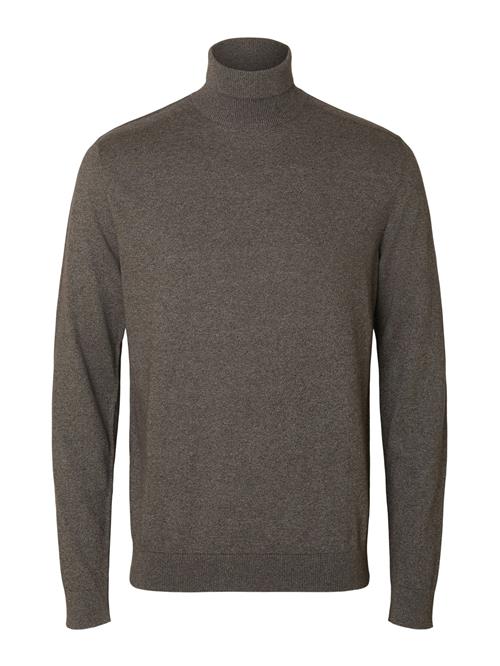 SELECTED Pullover 'SLHBERG'  mørkebrun