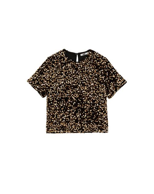WE Fashion Bluser & t-shirts  guld / sort