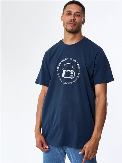 A Question Of (AQO) Bluser & t-shirts 'Tee Print - Sky Captain'  navy