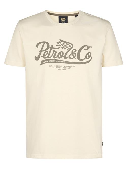 Petrol Industries Bluser & t-shirts  mørkebrun / uldhvid