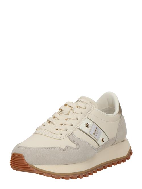 Blauer.USA Sneaker low  creme / kit / guld