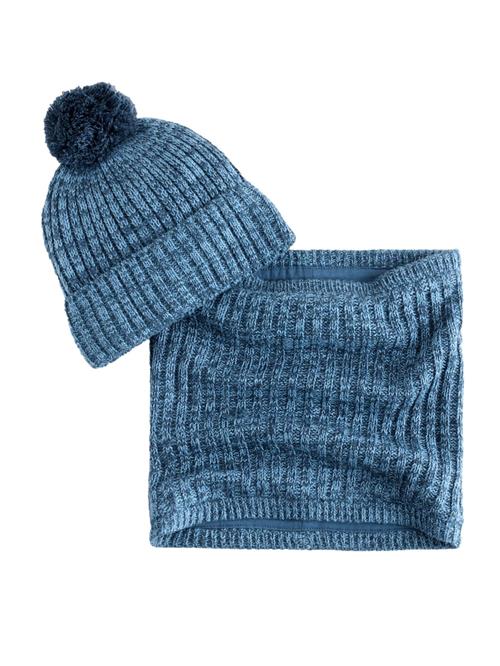 Next Sæt  blå-meleret