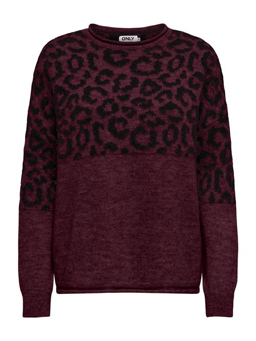 ONLY Pullover 'ONLJADE'  rød / sort