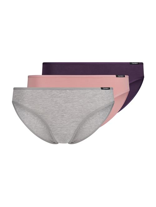 Skiny Slip 'Essentials'  grå / aubergine / gammelrosa