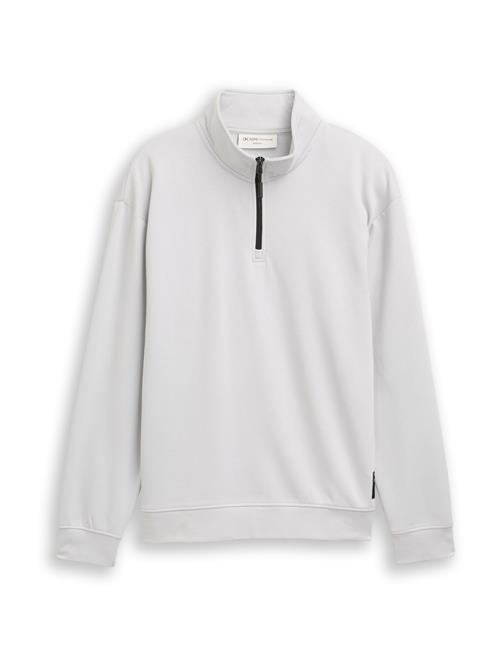 TOM TAILOR DENIM Sweatshirt  lysegrå / sort