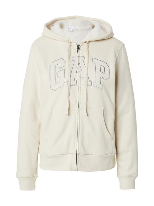 GAP Sweatjakke 'HERITAGE'  lysebeige / lysegrå