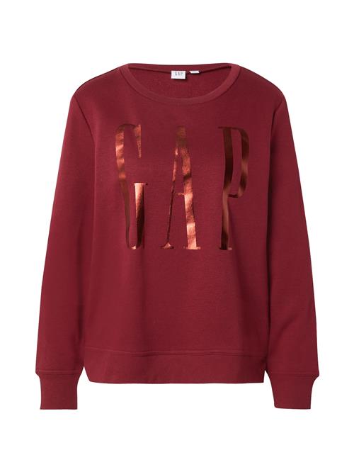 GAP Sweatshirt  bronze / vinrød