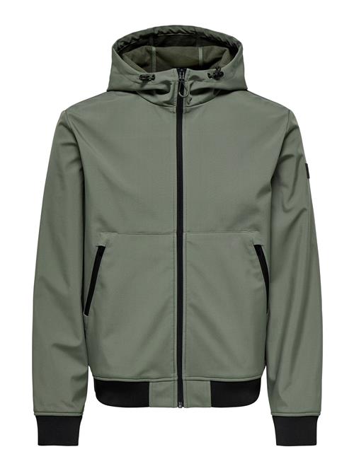 Only & Sons Overgangsjakke 'ONSBOWIE'  oliven / sort