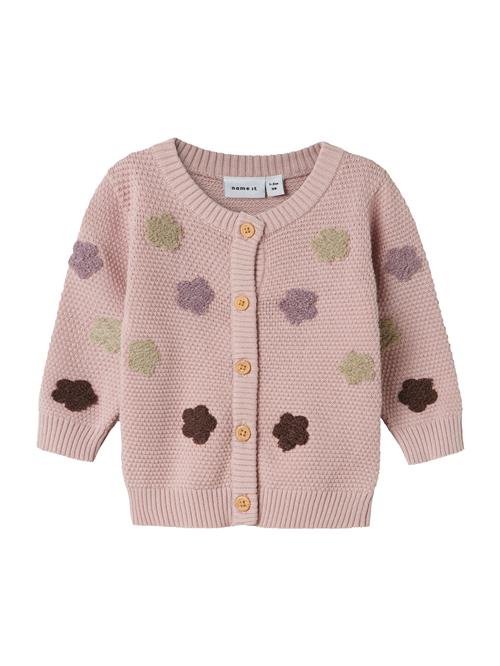 NAME IT Cardigan 'NBFNYNNA'  brun / khaki / lysviolet / lavendel