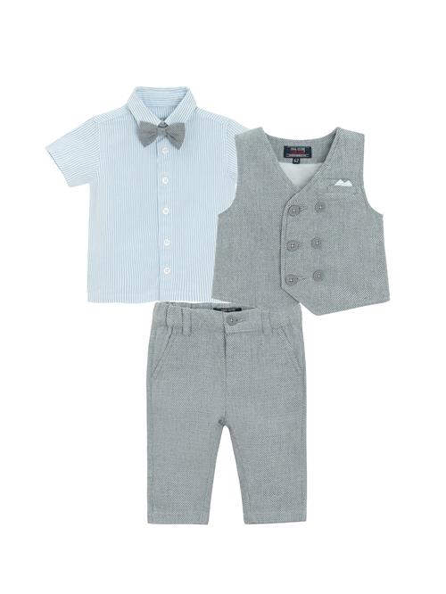 Cool Club Sæt  blå / grå / hvid