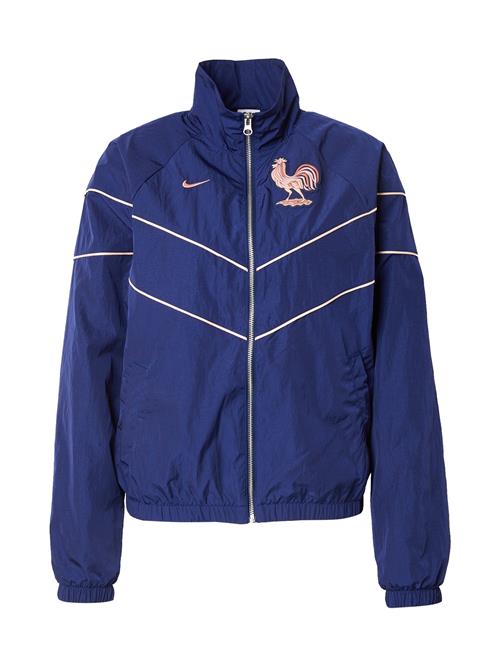 NIKE Sportsjakke 'FFF'  blå / gammelrosa