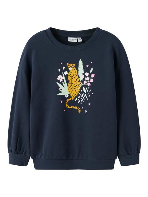 NAME IT Sweatshirt 'NMFVALONA'  navy / gul / mint / lyserød