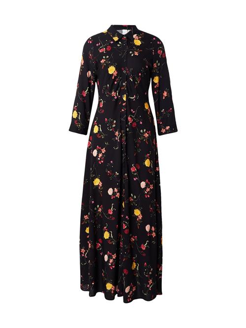 YAS Blusekjole 'YASSAVANNA'  gul / grøn / gammelrosa / sort