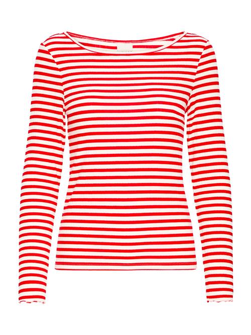 ICHI Shirts 'IHCELLA'  rød / offwhite