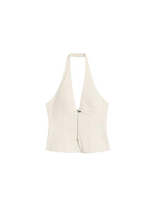 Bershka Overdel  sand / hvid