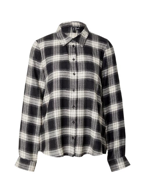 VERO MODA Bluse  grå / sort