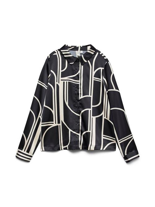 VERO MODA Bluse  sort / hvid