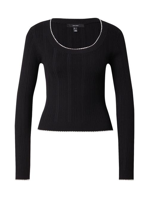 VERO MODA Pullover 'VMNina'  sort / hvid