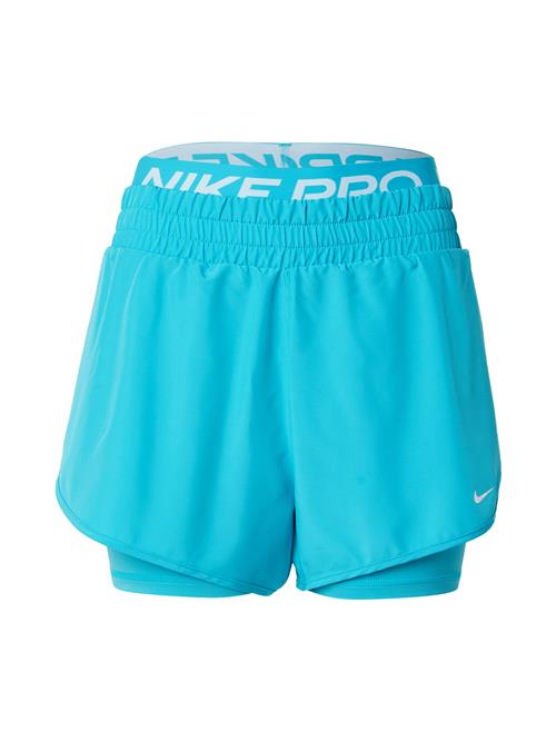 NIKE Sportsbukser  azur / hvid