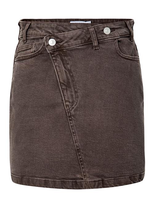 PIECES Nederdel 'PCSELMA'  mørkebrun