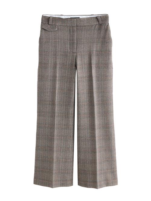 Next Bukser med fals  brun / grå / hvid