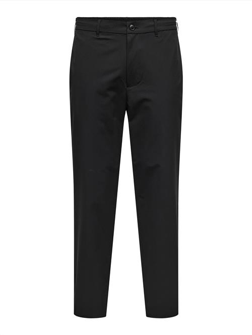 Only & Sons Lærredsbukser 'ONSFlex'  sort