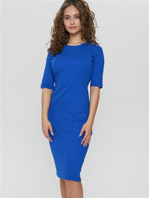 NÜMPH Kjole 'NURILEY'  ultramarinblå