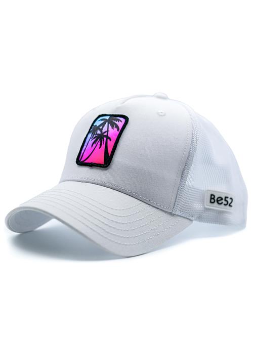 Be52 Hætte 'Palms'  hvid