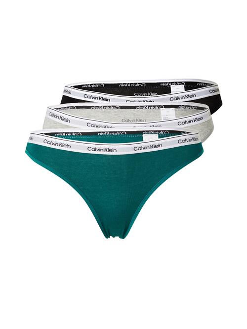 Calvin Klein Underwear Slip  cyanblå / lysegrå / sort