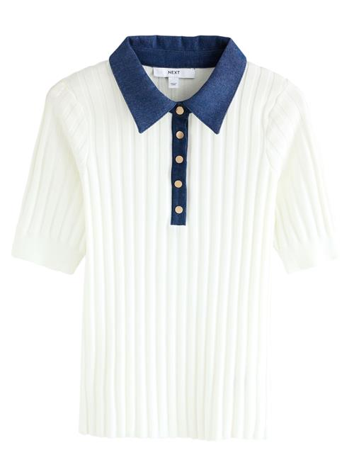 Next Pullover  ecru / blå