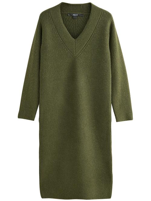 Next Strikkjole  oliven