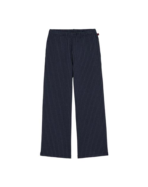 WE Fashion Bukser  marin / hvid