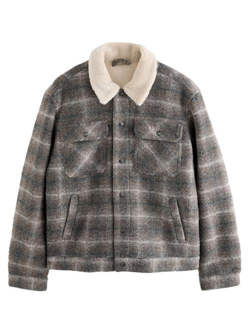 Next Overgangsjakke  mørkebrun / sort / hvid