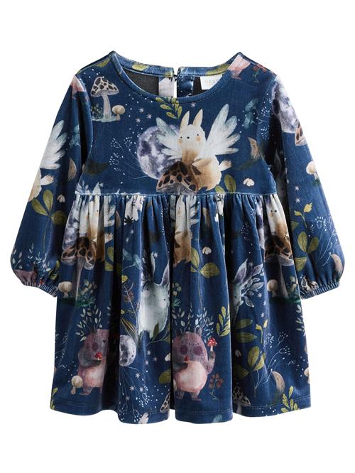 Next Kjole  navy / brun / grøn / offwhite