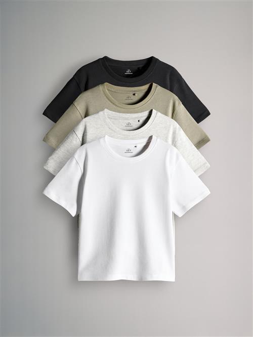 The Set Shirts  lysegrå / khaki / sort / hvid