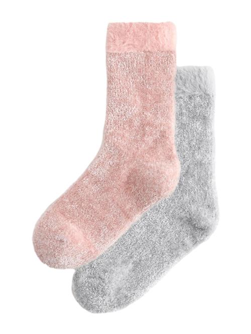 Next Sokker  grå / lyserød