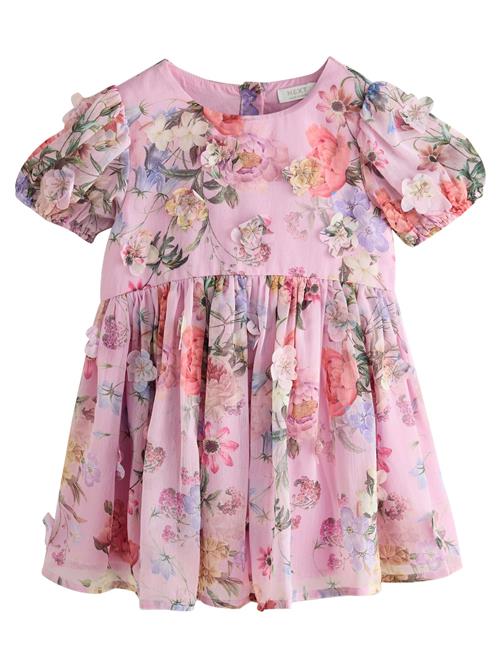 Next Kjole  ecru / opal / blomme / hindbær