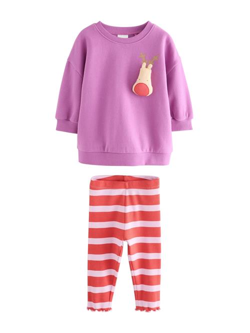 Next Sæt  orkidee / blodrød / hvid