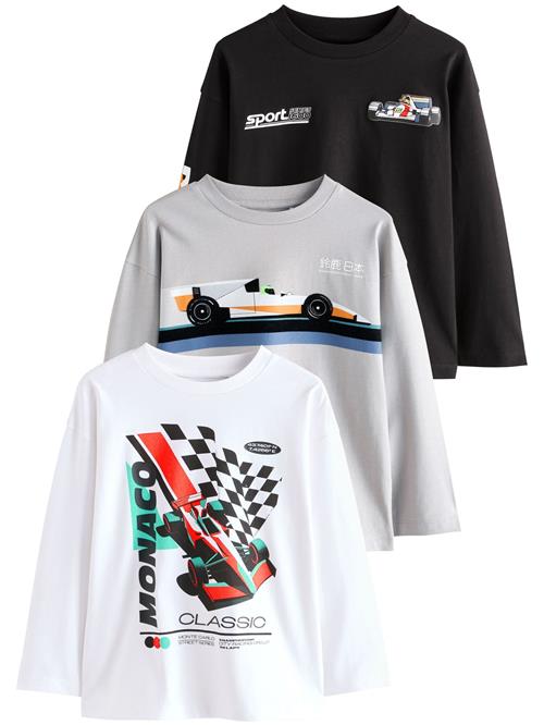 Next Shirts  grå / rød / sort / hvid