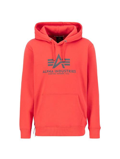 ALPHA INDUSTRIES Sweatshirt 'Basic'  knaldrød