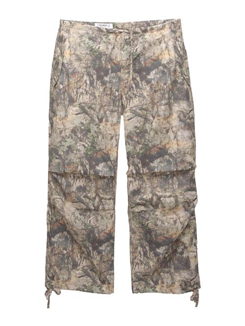 Pull&Bear Bukser  cappuccino / mørkebrun / citron / sort