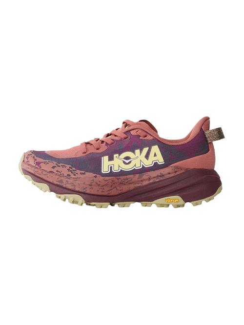 HOKA Løbesko 'SPEEDGOAT 6'  lemon / lilla / pastelrød / offwhite