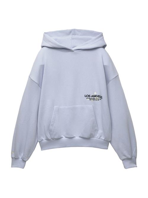 Pull&Bear Sweatshirt 'PACIFIC'  navy / pastelblå / hvid