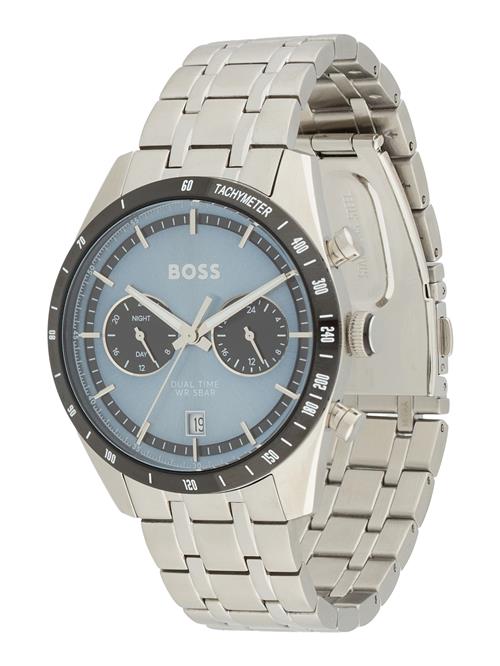 BOSS Analogt ur 'Tourmaster'  dueblå / sort / sølv / hvid