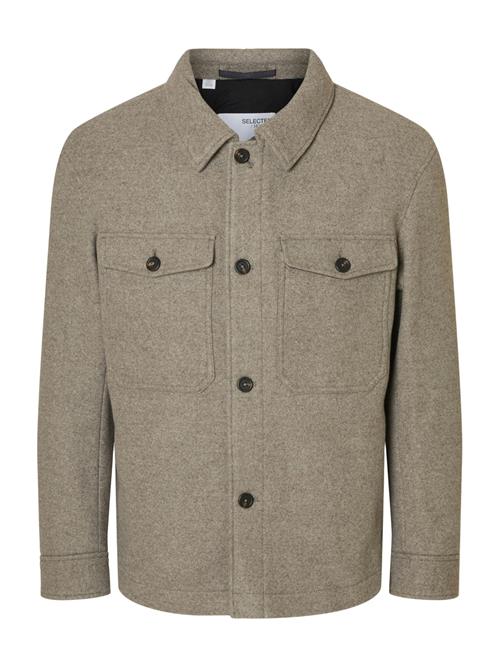 SELECTED Overgangsjakke 'SLHMitch'  cappuccino